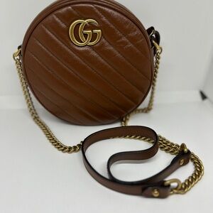 Brown Leather Crossbody Bag